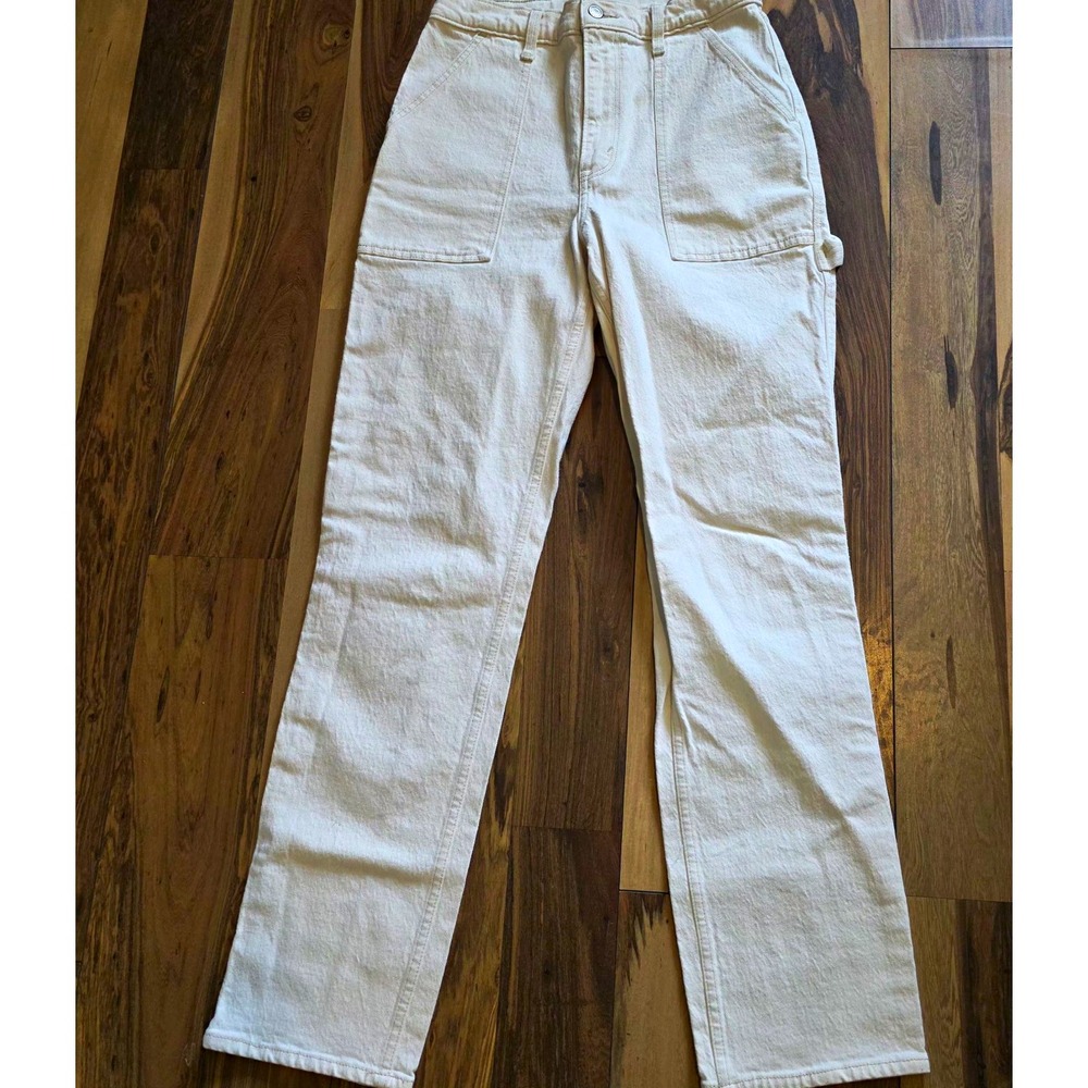 Abercrombie & Fitch 90s Straight Ultra High Rise Jeans Carpenter Size 29